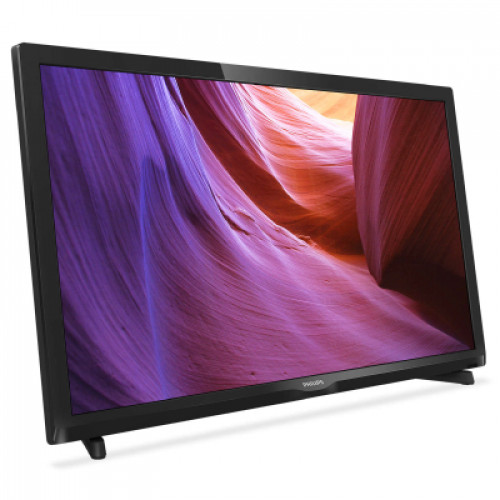 Philips 4000 series Slim LED TV 24PHT4000 61 cm (24&quot;) LED TV DVB-T/T2/C with Digital Crystal Clear